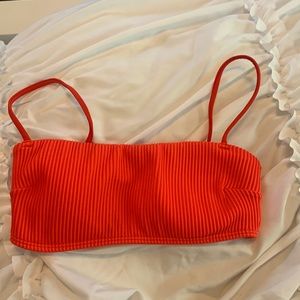 Hollister red bikini top